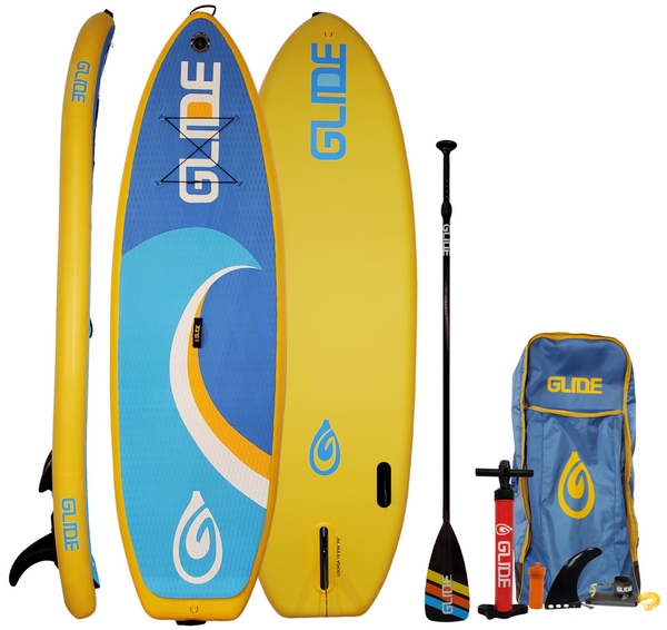 Whitewater inflatable paddle board